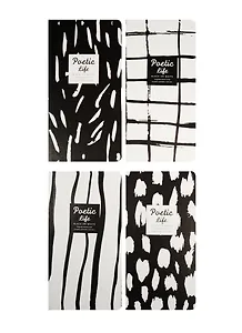 Записная книжка А6+ 24л кл. 90*170мм "Poetic life" карт.обл., сшивка, ассорти, Languo