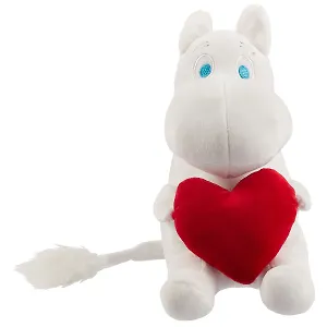 Мягкая игрушка Муми-тролль с сердцем, 27см Арт.МТ11-2