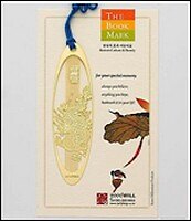 Закладка для книг из сверхтонкой стали. Цвет золото (BM-39) (Мир Бижу) 2340083 — 1