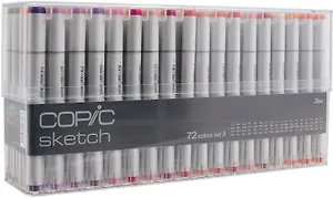 Набор маркеров "Copic Sketch A", 72 цвета