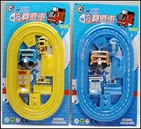 Заводная машинка с треком. 2827А (5 видов)