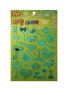 Набор светящихся наклеек AAA-016 Сердечки (11-01488-AAA-016)