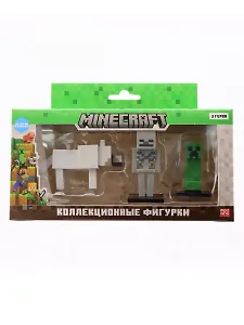 Коллекционные фигурки Скелет,Волк,Зелёный крипер (MC2021C)