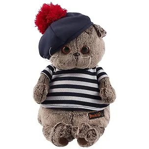 Игрушка мягкая Budi Basa, Басик в тельняшке и берете (В2) 2400796