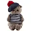 Игрушка мягкая Budi Basa, Басик в тельняшке и берете (В2) — 2400796 — 1