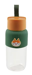 Бутылка с силиконовой накладкой Котик (стекло) (460 мл) (12-07229-GJ75A)