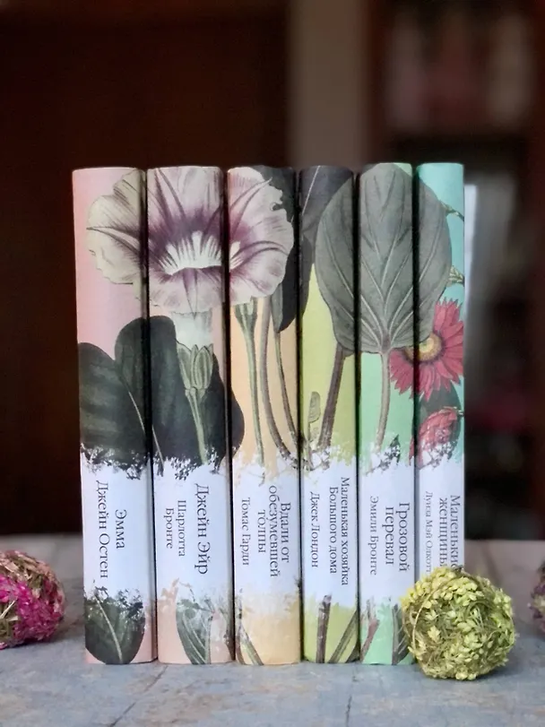 Книга Набор "Коллекция элегантной классики" (из 5-ти романов: Джейн Эйр, Вдали от обезумевшей толпы, Маленькая хозяйка Большого дома, Грозовой перевал, Маленькие женщины) (Томас Гарди, Шарлотта Бронте, Джек Лондон) — 13