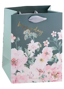 Пакет А5 23*18*10 "Charming flowers" жен., бум.мат.ламинат