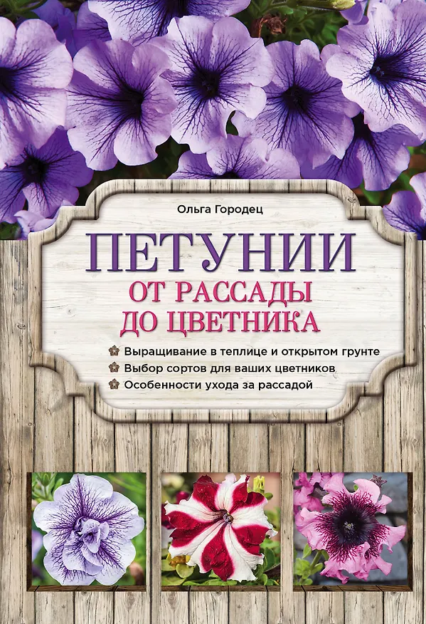 Книга Петунии. От рассады до цветника (Ольга Городец) — 1