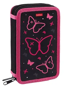 Пенал 2 отделения "Магия бабочек" 19*11 см