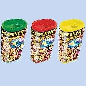 Точилка Centrum Смайлы с контейнером, в ассортименте