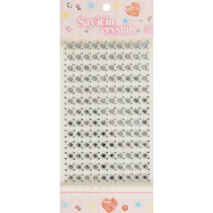 Стразы Ромбики 9*14, белые