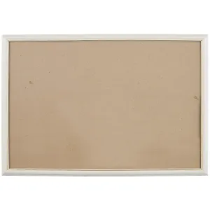 Рама со стеклом, белая с золотом, 40 х 60 см