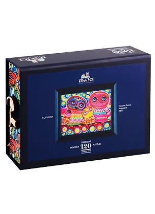 Пазл деревянный Мини-набор Совушки DaVICI 120 элементов 2778420
