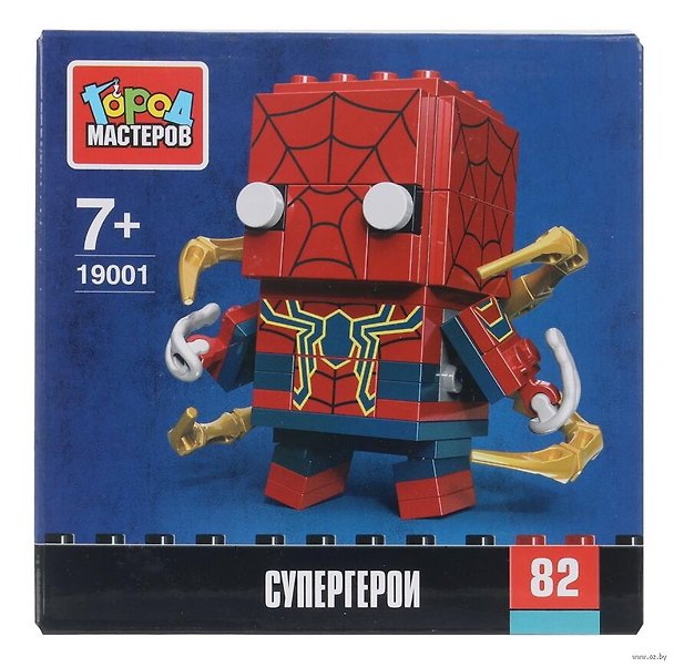 Конструктор сборная фигурка супергерои, 82 дет. Город мастеров в кор.2*48шт 3183078 — 1