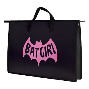 Папка для чертежей и рисунков А3 "Летучая мышь" 45*33*9см, пластик, молния, текст.ручки