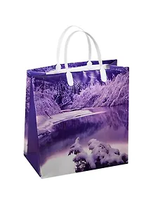 Пакет подарочный пластик А4 Новый год