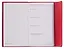 Еженедельник дат. 2026г. 64л 95х155 мм "Кассандра" красный, кожзам, тв.переплет, тисн. фольгой, офсет, справ.мат-лы, магнит.клапан, ляссе, инд.уп — 3116581 — 3