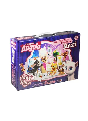 Пазл Супер-макси 24А Talking Friends Angela (00969) (3+) (контурная коробка с ручкой) 2457074