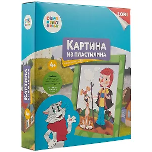 Набор для творчества LORI Картина из пластилина Союзмультфильм Дядя Федор и Шарик