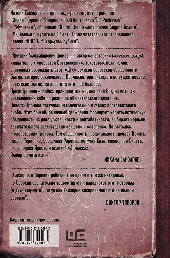 Книга Библиотекарь (Михаил Елизаров) — 2