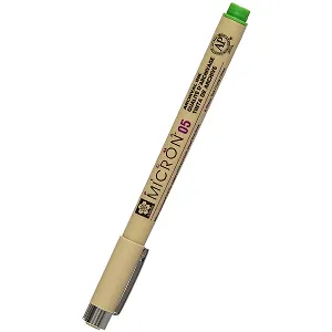 Капиллярная ручка «Pigma Micron», Sakura, 0.45 мм, салатовая
