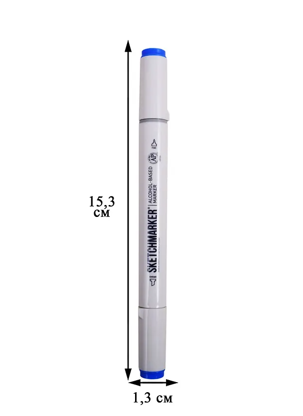 Маркер Sketchmarker двухсторонний на спирт.основе цв.B101 Синий 257273 — 2
