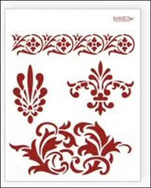 Трафарет пластиковый многоразовый Раппорт (20х25) (Л-024) 2282511