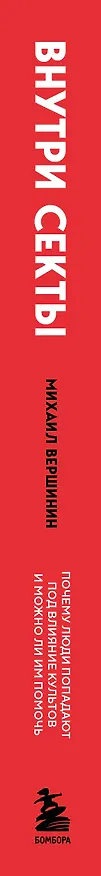Книга Внутри секты. Почему люди попадают под влияние культов и можно ли им помочь (Михаил Вершинин) — 4