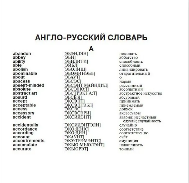 Книга Англо-русский русско-английский словарь с произношением (Сергей Матвеев) — 6