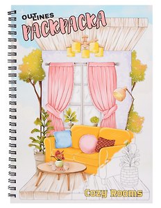 OUTLINES. Раскраска «Cozy Rooms»