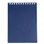 Блокнот А6 80л кл. "CANVAS" синий, пласт.обл, спираль — 3041758 — 1
