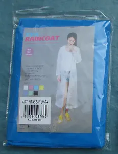 Дождевик взрослый EVA, цвет синий