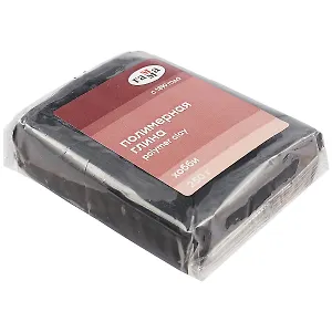 Полимерная глина, 250 г., черный, Гамма