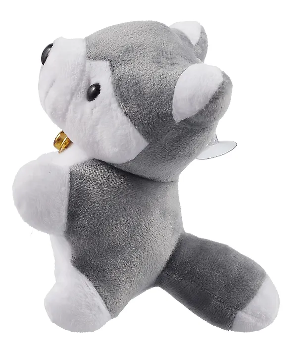 Мягкая игрушка Собака-хаски, серый 3093862 — 2