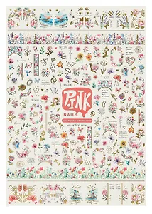 Слайдеры для ногтей «Лето», фольга, Pink
