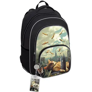 Рюкзак "Big City Cats" 1 отделение, 39*30*22 см, 4 кармана, 470 г, Erich Krause 3081225