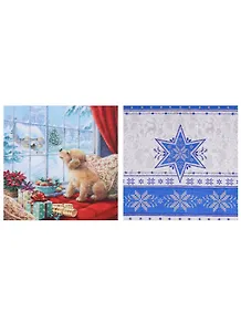 Набор салфеток для декупажа Щенок на подоконнике 2 шт. (310719/312161) (упаковка)