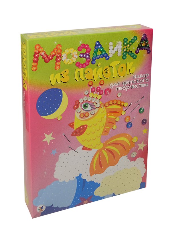 Мозаика из пайеток Золотая рыбка (2609) (Чудо-мастерская) (набор для творчества) (коробка) 2401606 — 1