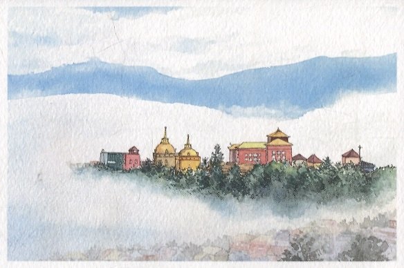 Открытка "Улан-Удэ. Дацан "Ринпоче Багша"" 2943976 — 1