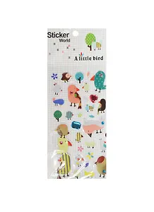 Наклейки со стразами и камнями Птицы (ZC-B020) (11004702) (упаковка)