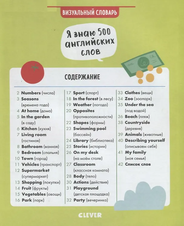 Книга Я знаю 500 английских слов. Визуальный словарь (Сэм Хатчинсон) — 6