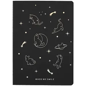 Тетрадь Cats and stars, B5, 26 листов, в ассортименте