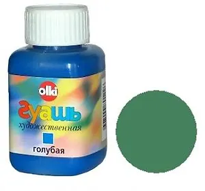 Гуашь художественная Olki 100мл богемская зеленая