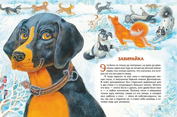 Книга Усы, перья и хвосты. Рассказы русских писателей о животных (ил. М. Белоусовой) (Александр Куприн, Дмитрий Мамин-Сибиряк, Антон Чехов) — 10
