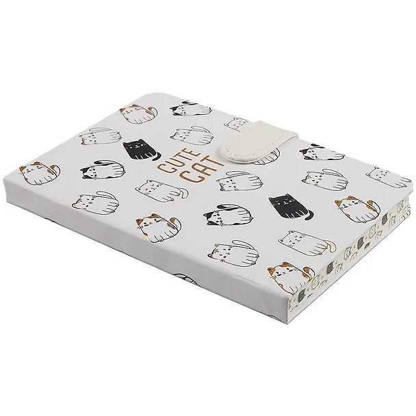 Блокнот с магнитной застежкой Котики Cute Сat (256стр) (13х19) 2869470 — 2