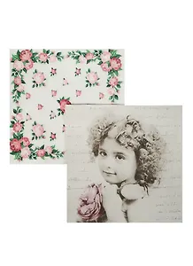 Набор салфеток для декупажа Французская девочка (2084/TL328000) (2шт) (упаковка)