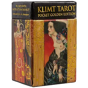 Таро Аввалон, Мини Таро Золотое Климта (7 яз.) (коробка) (sp02)