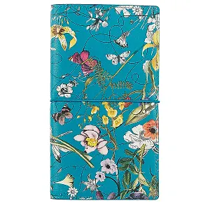 Ежедневник «Butterfly», бирюзовый, недатированный, А6+