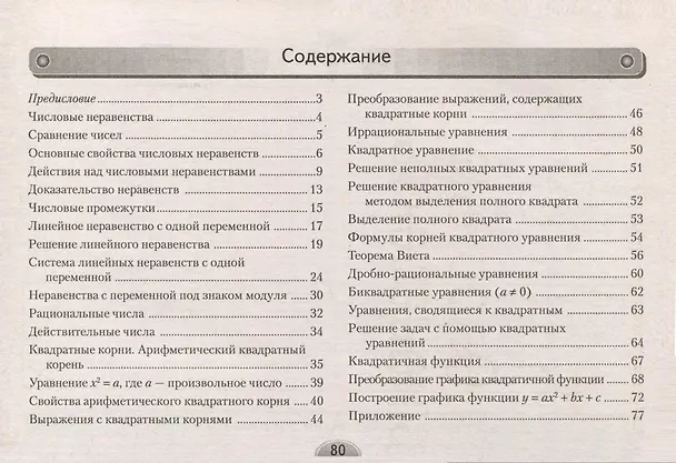 Книга Алгебра. 8 класс. Опорные конспекты (Анжелика Мещерякова) — 2